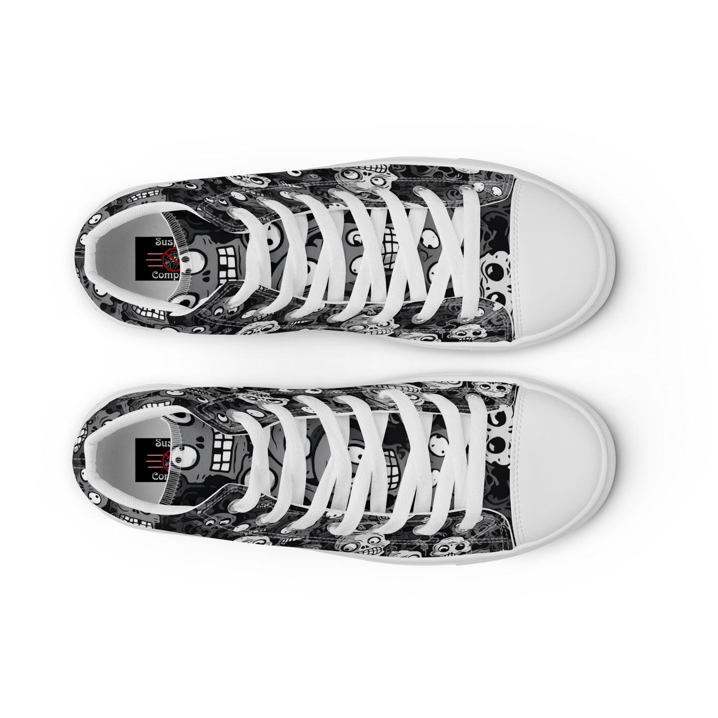 Men’s zombie print high top