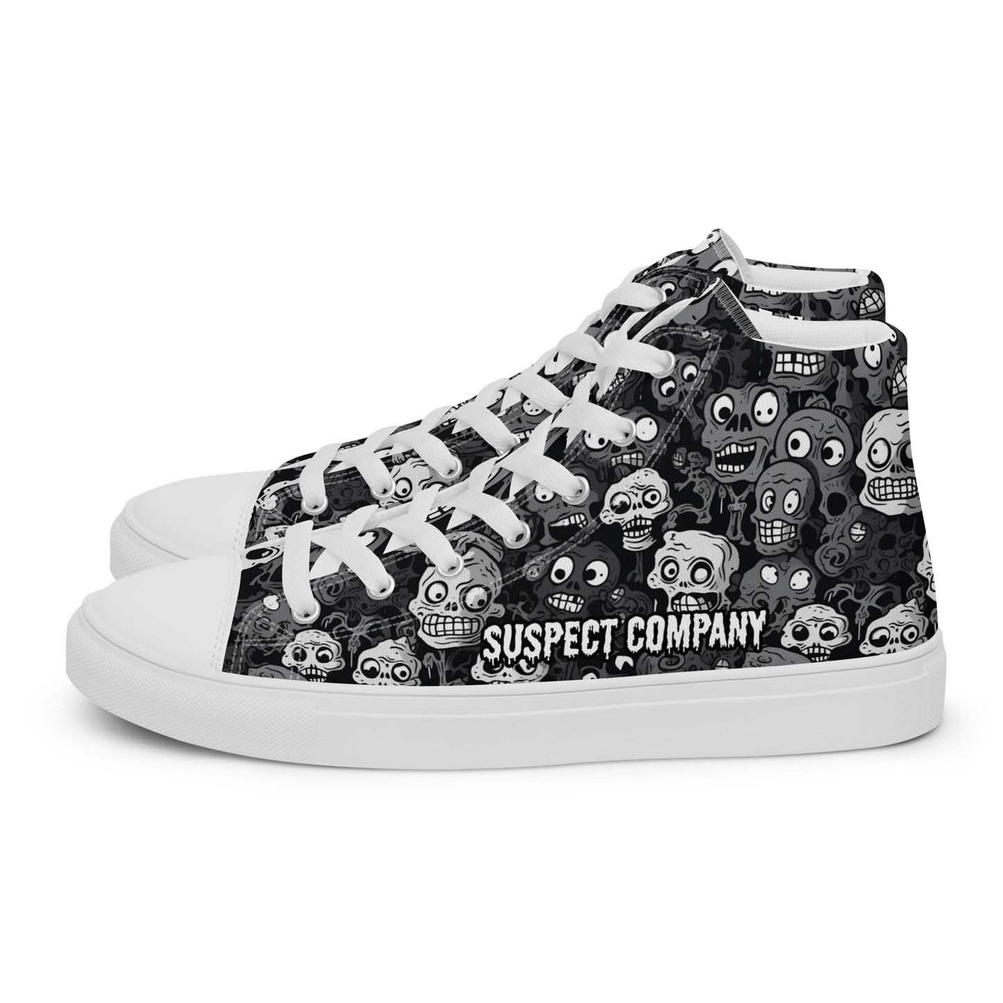 Men’s zombie print high top