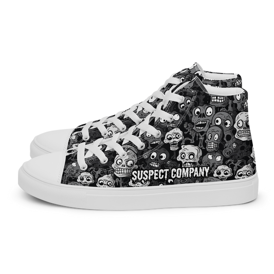 Men’s zombie print high top