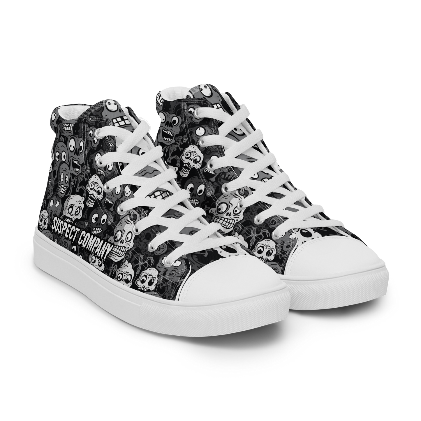 Men’s zombie print high top